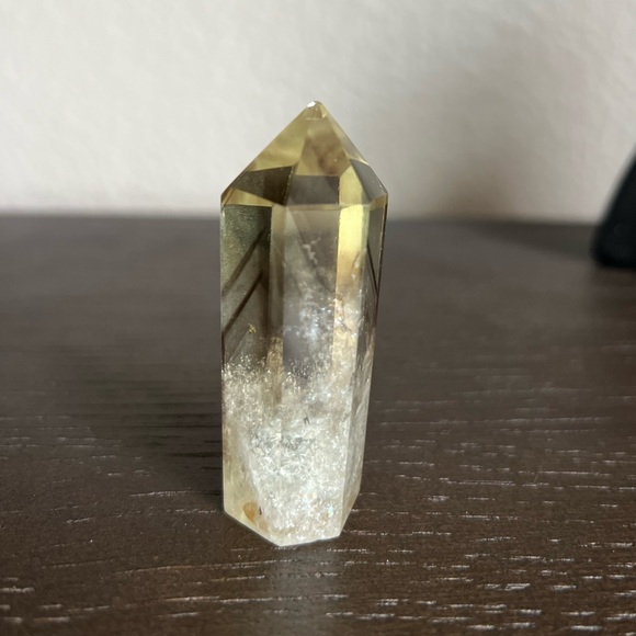 Smokey Phantom Lemon Quartz Crystal - Picture 3 of 4
